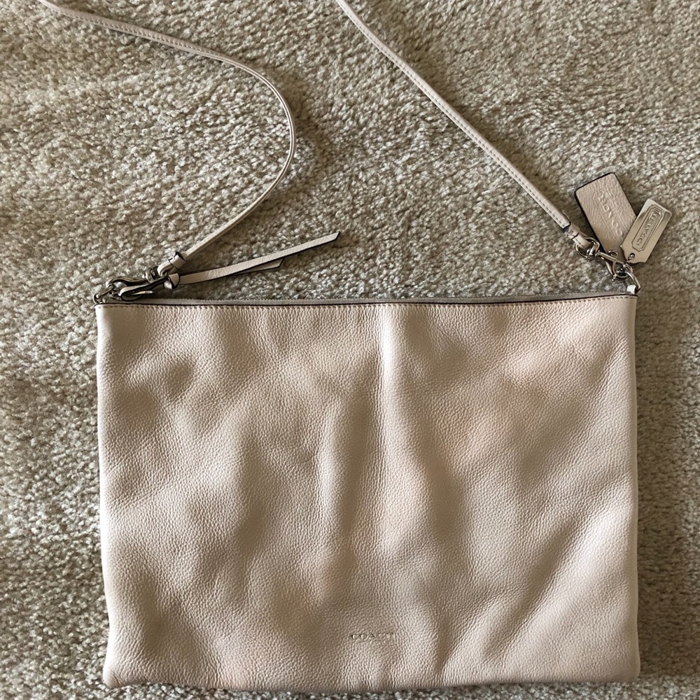 Cream Coach Purse